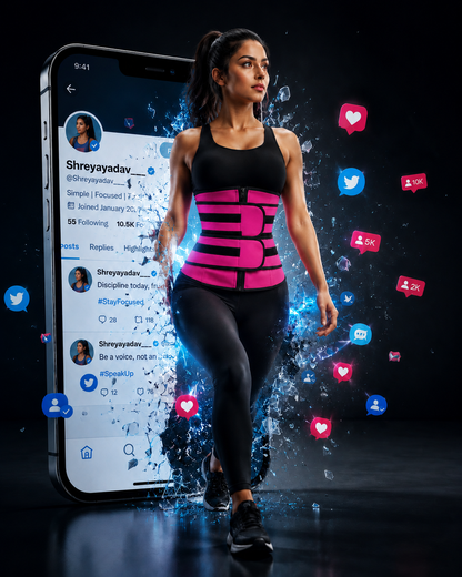 Cleviro™ Premium Adjustable Waist Trainer & Workout Support Belt