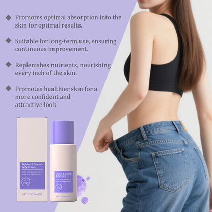 Rose Tighten Smooth Belly Cream Improve Sagging Increase Skin Elasticity Reduce Stretch Marks Relieve Drynes Body Shaping Lotion